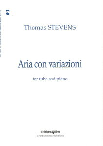 y A `[o\ AAƕϑt Aria con variazioni (Tuba & Piano) (Editions Bim) /Thomas Stevens ^ ()e[k