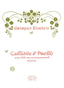 y A t[g\ J^[rƃvXg iFlute  Pianoj Cantabile et Presto (Enoch Edition) /Geo ^ ()e[k