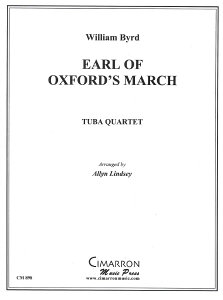 楽譜 輸入 バリチューバアンサンブル オックスフォード伯爵のマーチ Earle of Oxford March (BariTuba Quartet) / (株)テーヌ商会