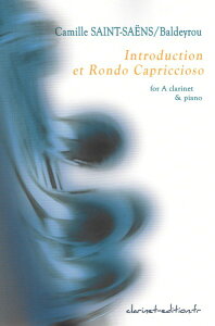 楽譜 輸入 クラリネットソロ 序奏とロンド・カプリチオーソ (Clarinet in A) Introduction et Rondo Capriccio / (株)テーヌ商会