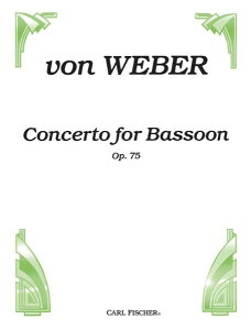 y A oX[\ t@Sbgt w OpD 75 iBassoon  Pianoj Bassoon Concerto Opus 75 /Car ^ ()e[k