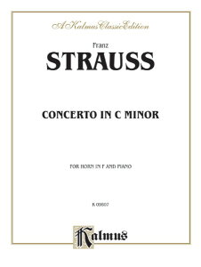 y A z\ zt nZ i8 iHorn  Pianoj Horn Concerto Opus 8 /Franz Strauss ^ ()e[k
