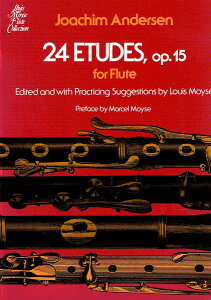y A t[g 24̗K OpD15 it[g{j 24 Etudes Op. 15 /Carl Joachim Andersen ^ ()e[k