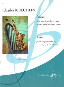 y A TbNX\ K ifbNXverj Etudes (Alto Saxophone & Piano) /CHARLES KOECHLIN ^ ()e[k
