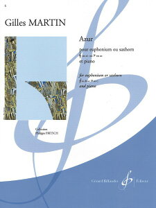 y A [tHjA\ AY[ iFj Azur (Euphonium & Piano) /Gilles Martin ^ ()e[k