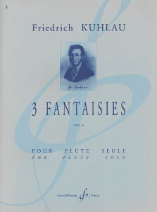 y A t[g\ 3̌z OpD 39 iFlute Soloj 3 Fantaisies Opus 38 /Friedrich Kuhlau ^ ()e[k