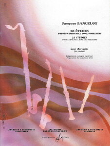 �y�� �A�� �N�����l�b�g�\�� 23�̗��K�� �iClarinet�j 23 Etudes /Jacques Lancelot �^ (��)�e�[�k����