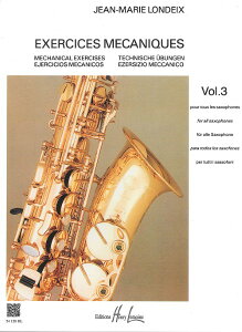 y A TbNX\ JjY̗Kۑ 3 iAll Saxj Exercices Mecaniques Volume 3 /Jean Marie L ^ ()e[k