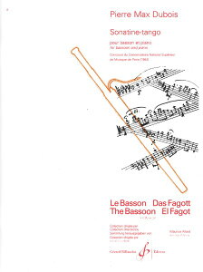 �y�� �A�� �o�X�[���\�� �\�i�`�l���^���S �iBassoon �� Piano�j SonatineTango /Pierre Max Dubois �^ (��)�e�[�k����
