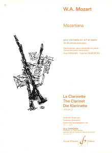 y A Nlbg\ [c@eBA[i iClarinet  Pianoj Mozartiana /Wolfgang Amadeus Mozart ^ ()e[k