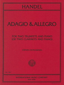 �y�� �A�� �N�����l�b�g�A���T���u�� �A�_�[�W���ƃA���O�� �i2 Clarinet or 2 Trumpet �� Piano�j Adagio and A �^ (��)�e�[�k����