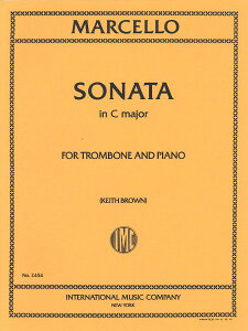y A g{[\ \i^ n Sonata in C Major (Trombone & Piano) /Benedetto Marcello ^ ()e[k
