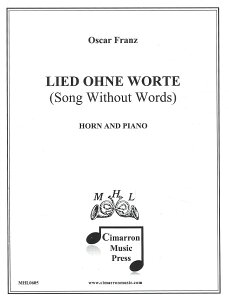 �y�� �A�� �z�����\�� ������ ��i2 �iHorn �� Piano�j Lied Ohne Worte (Song without words) (McCoy�fs Horn / �^ (��)�e�[�k����