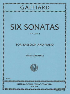 y A oX[\ 6̃t@SbgE\i^ 1i1|3ԁj Six Sonatas Volume I (Bassoon & Piano) /Jo ^ ()e[k