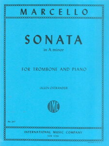 y A g{[\ \i^ CZ Sonata in A minor (Trombone & Piano) /Benedetto Marcello ^ ()e[k