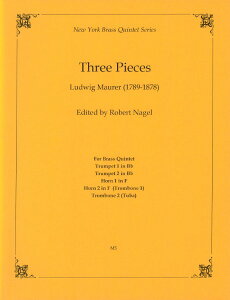 y A ǃATu 3̏iyǌ܏dtz Three Pieces (Brass Quintet) (Mentor Music) /Ludwing M ^ ()e[k