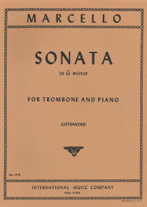 y A g{[\ \i^ gZ Sonata in G Minor (Trombone & Piano) /Benedetto Marcello ^ ()e[k