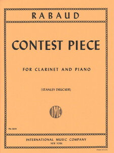 y A Nlbg\ tpƑt OpD 10 \EfERN[ Contest Piece Opus 10 (Clarinet & ^ ()e[k