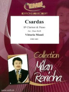 �y�� �A�� �N�����l�b�g�\�� �`�����_�b�V�� Csardas (Version in C minor) (Clarinet & Piano) /Vittorio Monti �^ (��)�e�[�k����