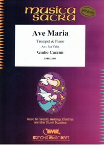 �y�� �A�� �g�����y�b�g�\�� �A���F�E�}���A �iTrumpet in Bb�^C�j Ave Maria (Trumpet & Piano) /Giulio Caccin �^ (��)�e�[�k����