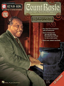 �y�� �A�� �J�E���g�E�x�C�V�[�E�N���V�b�N�X Count Basie Classics (Jazz PlayAlong Volume 126) /Book/CD Pack �^ (��)�e�[�k����