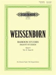 y A oX[ t@Sbg{ OpD 8 2 i㋉җpj Bassoon Studies Op. 8 Volume 2 (Advanced) /Ju ^ ()e[k