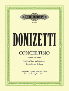 �y�� �A�� �C���O���b�V���z�����\�� �����t�� �iEnglish Horn �� Piano�j Concertino for Cor Anglais /Gaetano �^ (��)�e�[�k����