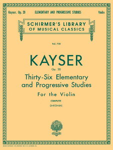 �y�� �A�� �o�C�I���� 36�̏����I�Ŕ��W�I�ȗ��K�� Op�D 20 �iViolin�j 36 Elementary and Progressive Studies �^ (��)�e�[�k����