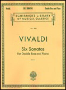 y A RgoX\ 6̃\i^ Six Sonatas (Double Bass & Piano) /Antonio Vivaldi ^ ()e[k