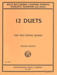 �y�� �A�� �R���g���o�X�A���T���u�� 12�̓�d�t�ȏW �i�X�R�A�j 12 Duets (String Bass Duet) �^ (��)�e�[�k����