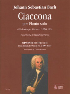 y A t[g\ VRk ipeB[^ 2BWV1004j iFlute Soloj Chaconne from Partita ^ ()e[k