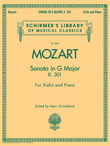 �y�� �A�� �o�C�I�����\�� ���@�C�I�����E�\�i�^ �g���� K301�iViolin �� Piano�j Violin Sonata in G Major K. �^ (��)�e�[�k����
