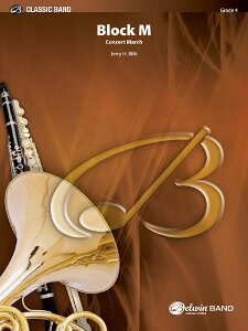 楽譜 輸入 ブロック・エム ブロックM Block M (Concert March) /Jerry H. Bilik / (株)テーヌ商会