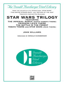 y A X^[EEH[YO삩̑g HUNSBERGER Star Wars Trilogy /John Williams ^ ()e[k