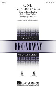 �y�� �y10���ȏ�Œ����z�A�� ���� �i�u�R�[���X���C���v���j�^One (from A Chorus Line) (SATB) �^ (��)�e�[�k����