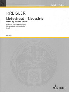 y A yATu ̊с^̔߂ iString Trioj Lovefs Joy Lovefs Sorrow /Fritz Kreisl ^ ()e[k