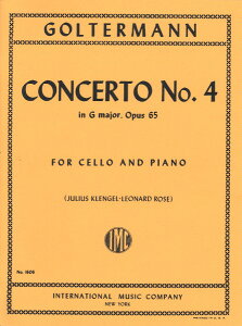 �y�� �A�� �`�F���\�� �`�F�����t�� ��4�� �g���� Op�D 65 �iCello �� Piano�j Cello Concerto No. 4 in G Major �^ (��)�e�[�k����