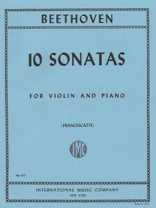 y A oCI\ 10̃@CIE\i^W it`FXJbeBҁj 10 Sonatas (Violin & Piano ^ ()e[k