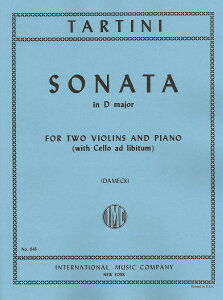 �y�� �A�� �\�i�^ �j���� �iViolin Duet �� Piano �i�� Cello�iBasso�j�j�j Sonata in D Major (Violin Duet & P �^ (��)�e�[�k����