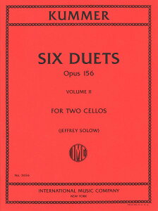 y A `FATu 6̓dt OpD 156 2 iCello Duetj iXRAj 6 Duets Opus 156 Volu ^ ()e[k