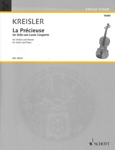 �y�� �A�� �o�C�I�����\�� �˂������M�w�l�i�N�[�v�����̗l���ɂ��j �iViolin �� Piano�j La Precieuse im Sti �^ (��)�e�[�k����