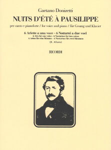 �y�� �A�� �̋ȏW�u�|�W���|�̉Ă̖�v �iVocal Solo�^Duet �� Piano�j Nuits d�fete a Pausilippe /Gaetano Don �^ (��)�e�[�k����