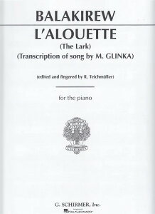 y A sAm\ Ђ΂ LfALOUETTE^oLt Balakirev M. ^ SCHIRMER V[}[(P)