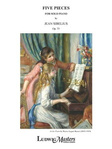 �y�� �A�� �s�A�m�\�� 5�̏��i ��i75 Five Pieces Op.75�^�V�x���E�X Sibelius J. �^ MASTERS MUSIC �}�X�^�[�Y�E�~���[�W�b�N(P)