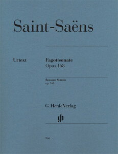 y A t@Sbg t@Sbg\i^(oX[\i^) i168 Bassoon Sonata op.168^TT[X Saint ^ HENLE wT(P)