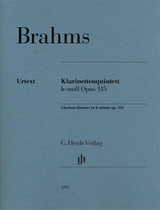 楽譜 輸入 管楽器を含む室内楽 クラリネット五重奏曲 ロ短調 作品115 Quintet in b minor op.115/ブラームス Br / HENLE ヘンレ原典版(P)