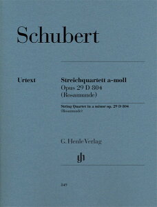 �y�� �A�� ���y�l�d�t ���y�l�d�t�� ��13�� �C�Z�� ��i29 D804 �u���U�����f�v String Quartet in a minor op.2 �^ HENLE �w�������T��(P)