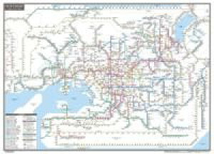 �X�N���[���}�b�v �֐��S���H���} RAIL MAP OF KANSAI AREA �^ ������