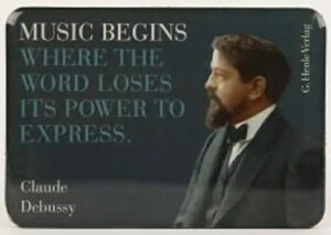 �w���� ��ȉƖ����}�O�l�b�g �h�r���b�V�[ Decorative Magnet Debussy �^ �w�����[�i�t�@���V�[�j
