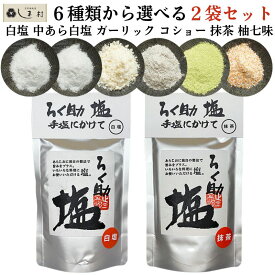 ＼クーポンで最大7%OFF／ろく助 塩 6種類から選べる2袋セット | 東洋食品 塩 ソルト ろく助の塩 メール便 送料無料